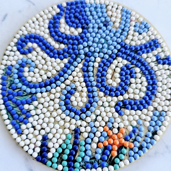 Blue Octopus Coaster Handmade Ocean Sea Life - Picture 3 of 5